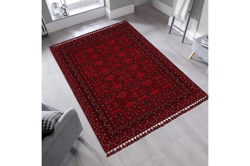 Norio Gångmatta 80x150 cm Rektangulär, Röd