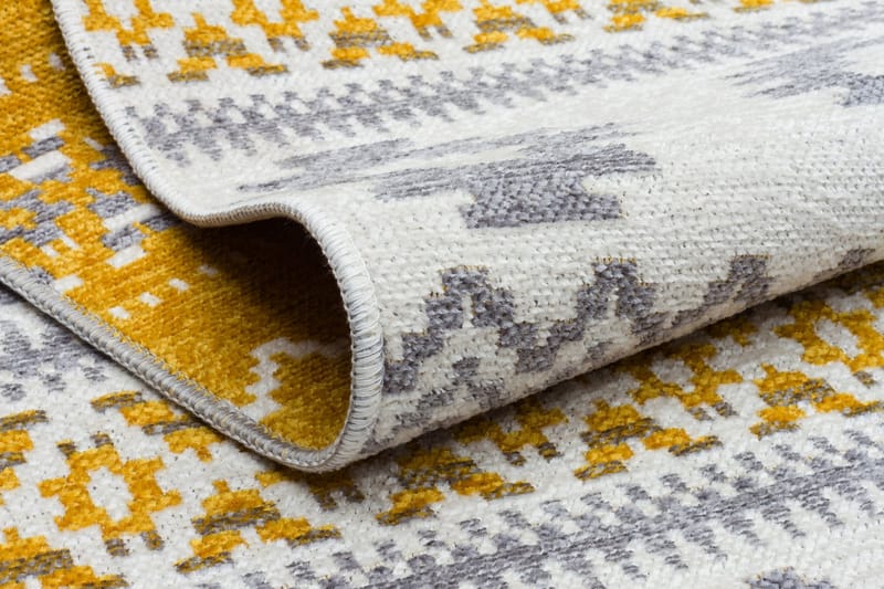 Paevesh Wiltonmatta 115x180 cm Rektangulär - Grå/Gul - Textil & mattor - Mattor - Modern matta - Wiltonmattor