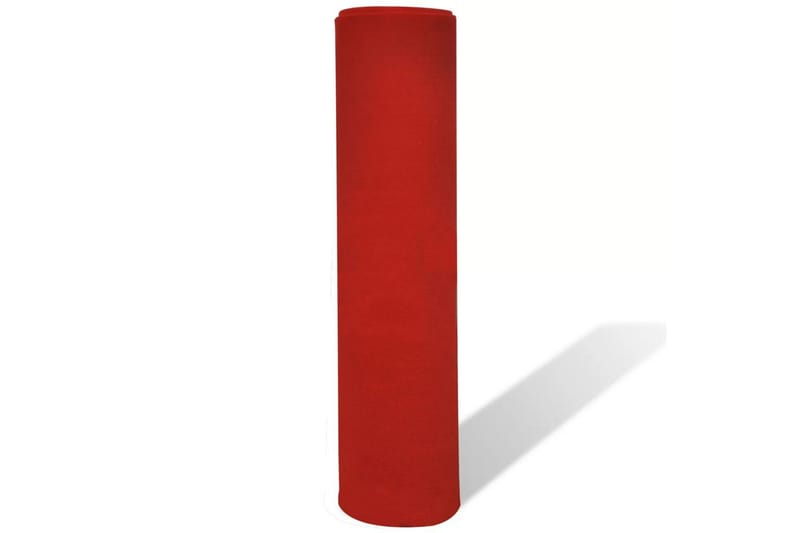 Röda mattan 1x10 m extra tung 400 g/m2 - Röd - Dörrmatta & hallmatta - Gångmattor