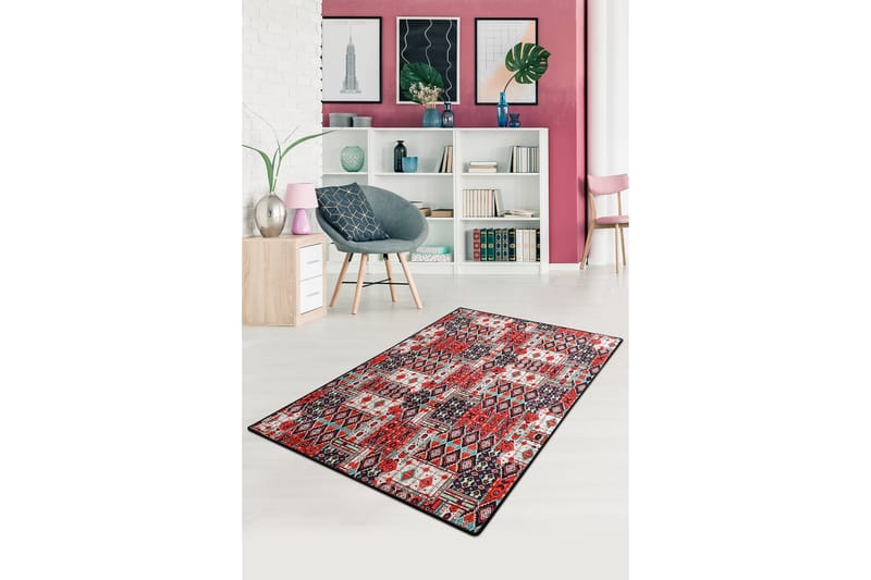 Sharmin Entrematta 80x300 cm - Flerfärgad/Sammet - Textil & mattor - Mattor - Modern matta - Gångmattor