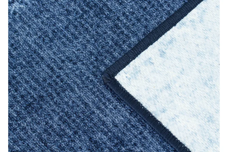 Trendy Gångmatta 80x250 - Blå - Textil & mattor - Mattor - Modern matta - Wiltonmattor