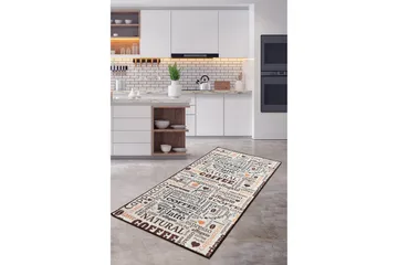 Tugrul Entrematta 80x300 cm - Flerfärgad/Sammet - Textil & mattor - Mattor - Modern matta - Gångmattor