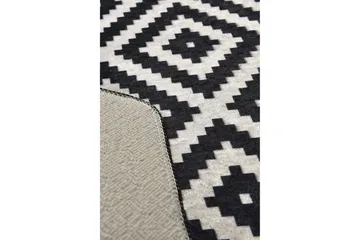 Umukara Entrematta 100x300 cm - Svart/Vit - Textil & mattor - Mattor - Modern matta - Gångmattor