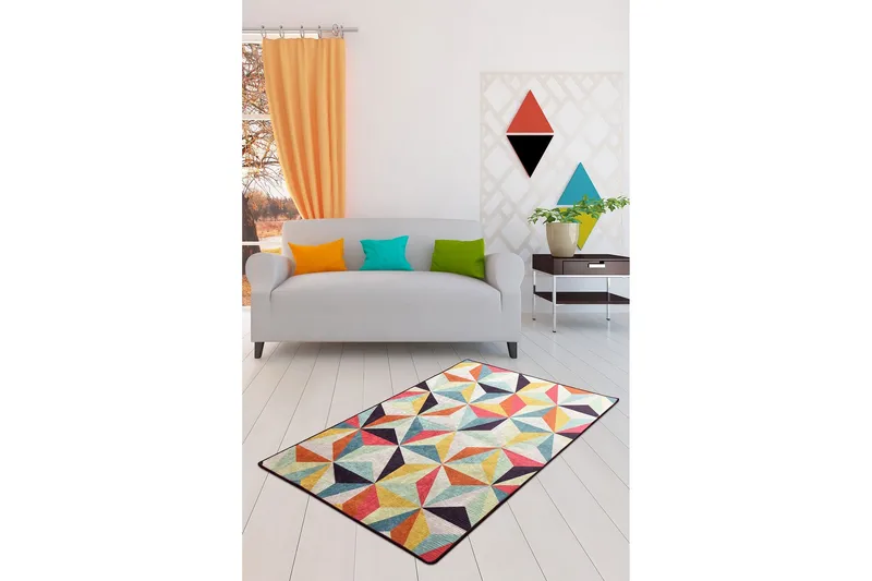 Zortea Entrematta 80x300 cm - Flerfärgad/Sammet - Textil & mattor - Mattor - Modern matta - Gångmattor