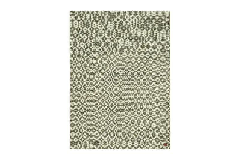 Gåsöga Ullmatta 140x200 cm Rektangulär - Grön - Textil & mattor - Mattor - Modern matta - Ullmatta