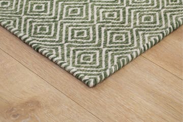 Gåsöga Ullmatta 140x200 cm Rektangulär - Grön - Textil & mattor - Mattor - Modern matta - Ullmatta