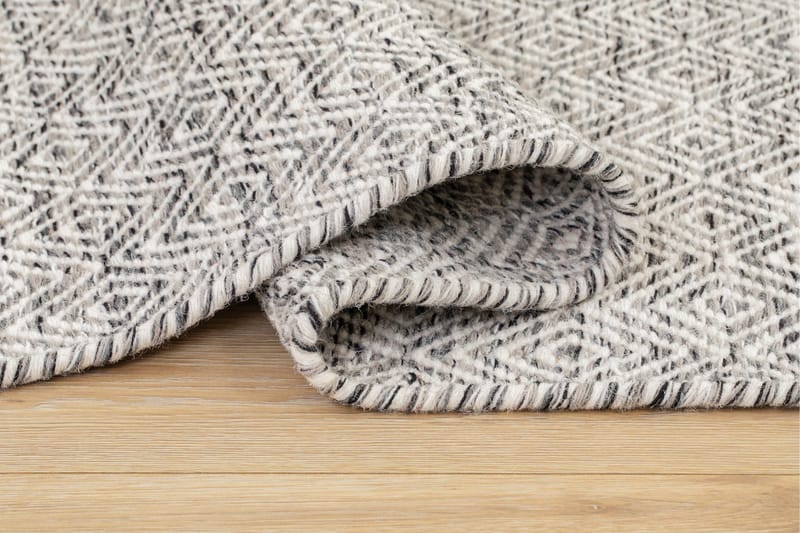 Gåsöga Ullmatta 240x340 cm Rektangulär - Grå - Textil & mattor - Mattor - Modern matta - Ullmatta