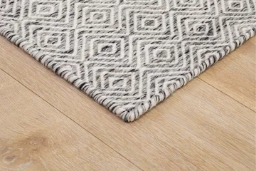 Gåsöga Ullmatta 240x340 cm Rektangulär - Grå - Textil & mattor - Mattor - Modern matta - Ullmatta