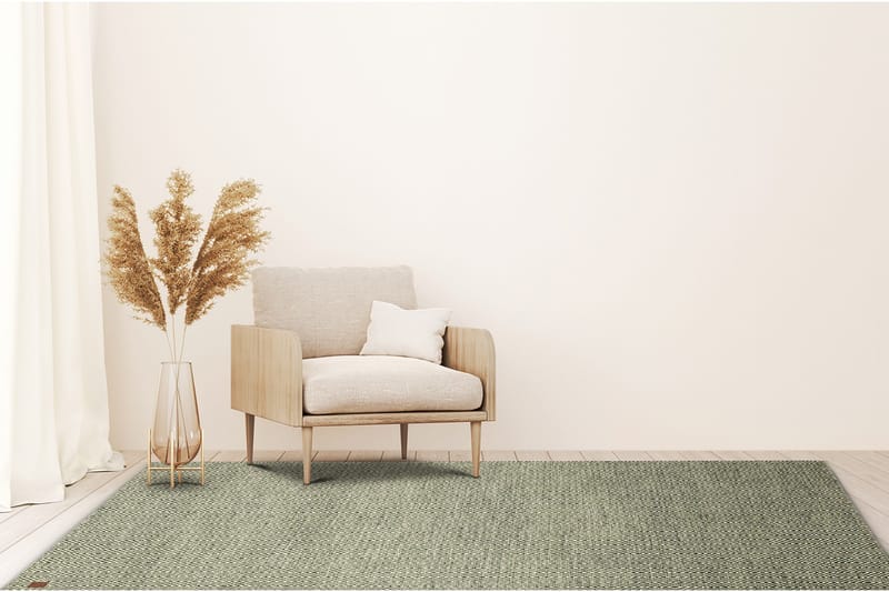 Gåsöga Ullmatta 240x340 cm Rektangulär - Grön - Textil & mattor - Mattor - Modern matta - Ullmatta