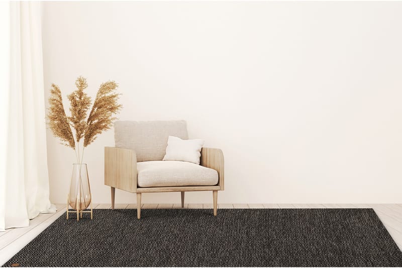 Gåsöga Ullmatta 300x400 cm Rektangulär - Svart/Vit - Textil & mattor - Mattor - Modern matta - Ullmatta