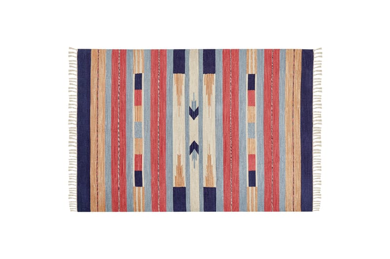 Gandzak Bomullsmatta 140x200 cm - Blå - Textil & mattor - Mattor - Modern matta - Bomullsmatta