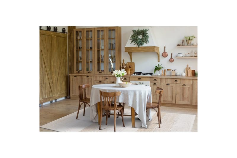 Garnmatta Båstad - 140x200 cm, Creme - Textil & mattor - Mattor - Modern matta - Bomullsmatta