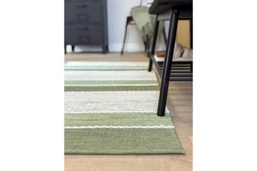 Garnmatta Båstad - 140x200 cm, Grön - Textil & mattor - Mattor - Modern matta - Bomullsmatta