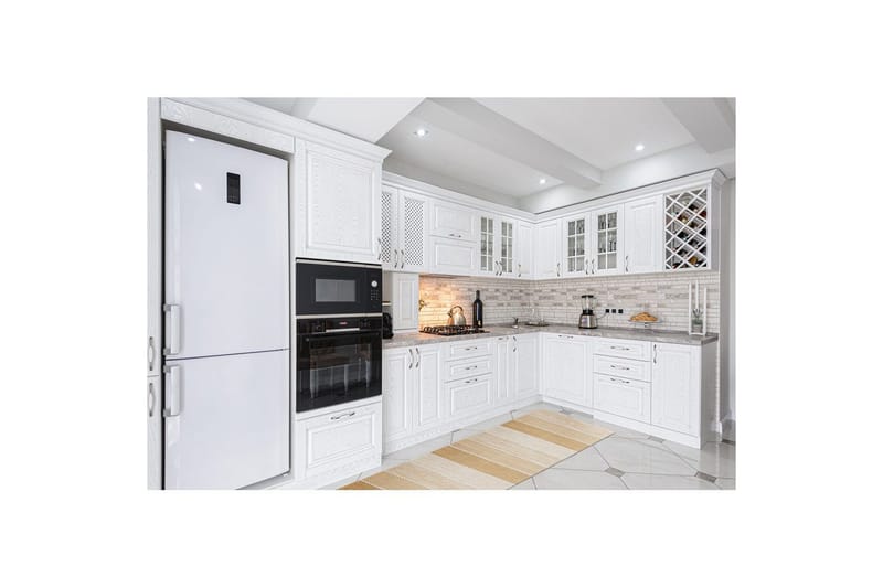 Garnmatta Båstad - 140x200 cm, Natur - Textil & mattor - Mattor - Modern matta - Bomullsmatta