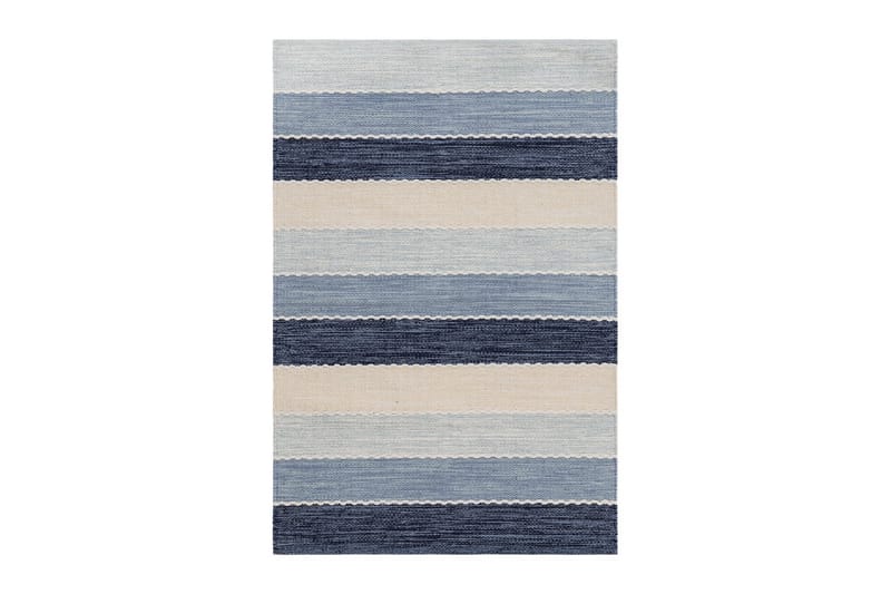 Garnmatta Båstad - 160x230 cm, Blå - Textil & mattor - Mattor - Modern matta - Bomullsmatta