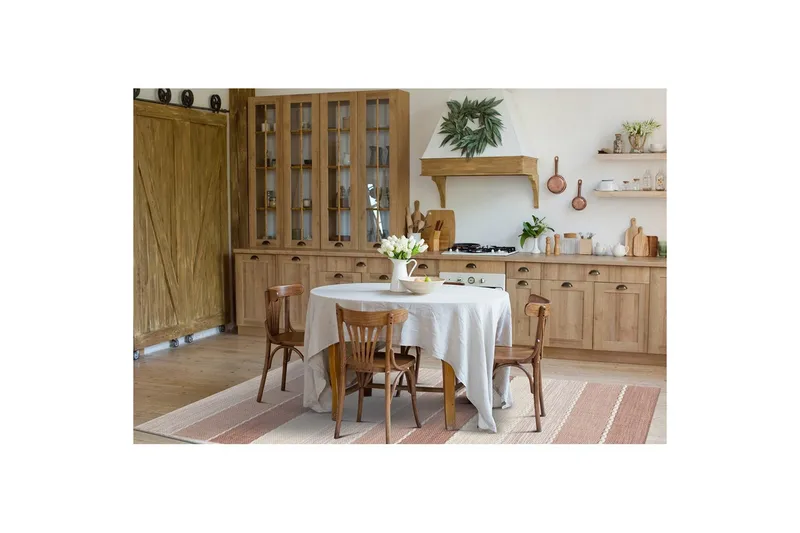 Garnmatta Båstad - 160x230 cm, Gammelrosa - Textil & mattor - Mattor - Modern matta - Bomullsmatta