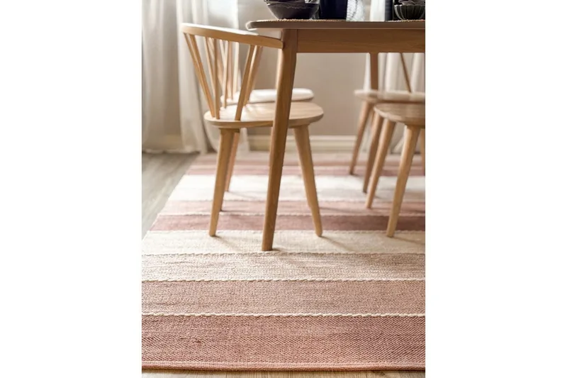 Garnmatta Båstad - 160x230 cm, Gammelrosa - Textil & mattor - Mattor - Modern matta - Bomullsmatta