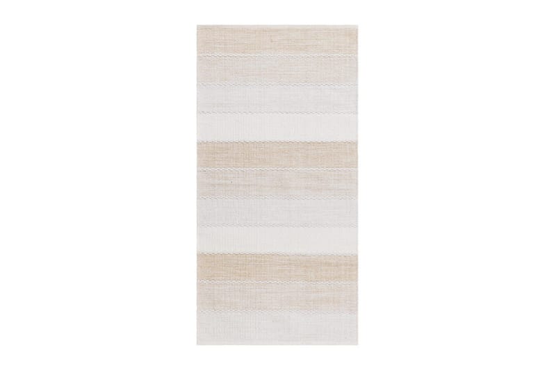 Garnmatta Båstad - 75x150 cm, Creme - Textil & mattor - Mattor - Modern matta - Bomullsmatta