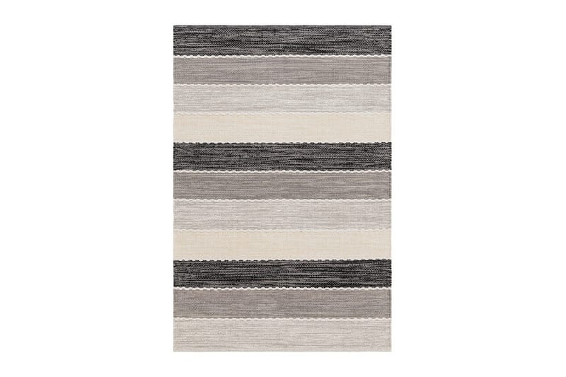 Garnmatta Båstad - 75x150 cm, Svart - Textil & mattor - Mattor - Modern matta - Bomullsmatta