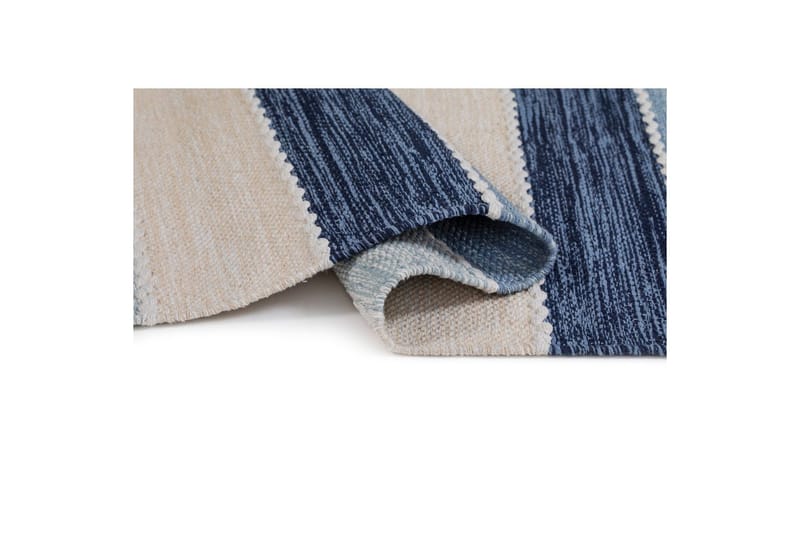 Garnmatta Båstad - 75x220 cm, Blå - Textil & mattor - Mattor - Modern matta - Bomullsmatta