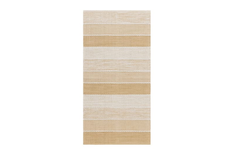 Garnmatta Båstad - 75x220 cm, Natur - Textil & mattor - Mattor - Modern matta - Bomullsmatta