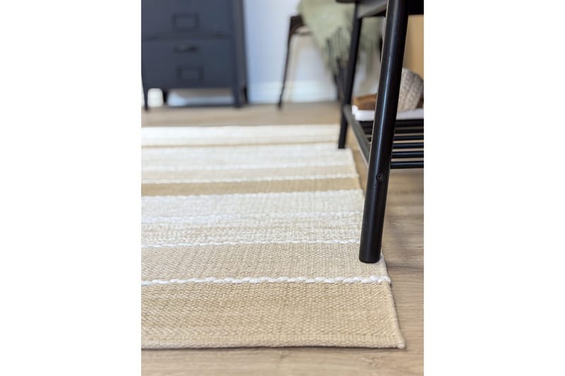 Garnmatta Båstad - 75x220 cm, Natur - Textil & mattor - Mattor - Modern matta - Bomullsmatta