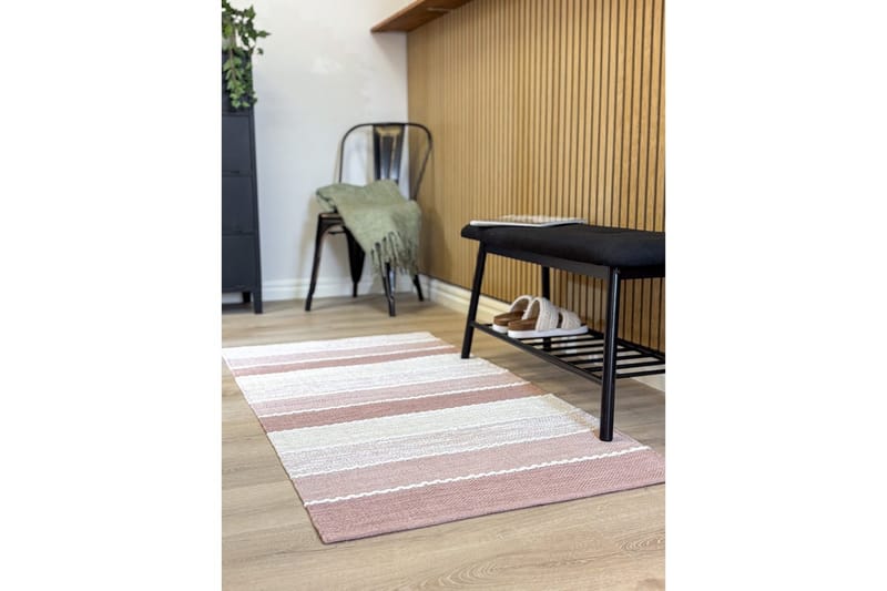 Garnmatta Båstad - 75x280 cm, Gammelrosa - Textil & mattor - Mattor - Modern matta - Bomullsmatta