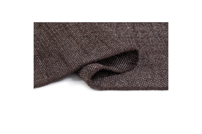 Garnmatta Line - 130x190 cm, Choklad - Textil & mattor - Mattor - Modern matta - Bomullsmatta