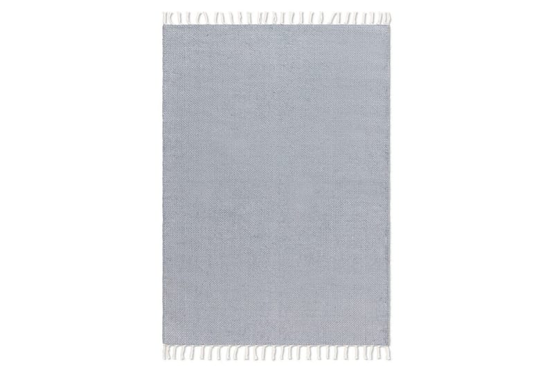 Garnmatta Line - 130x190 cm, Duvblå - Textil & mattor - Mattor - Modern matta - Bomullsmatta