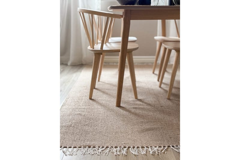 Garnmatta Line - 130x190 cm, Linne - Textil & mattor - Mattor - Modern matta - Bomullsmatta