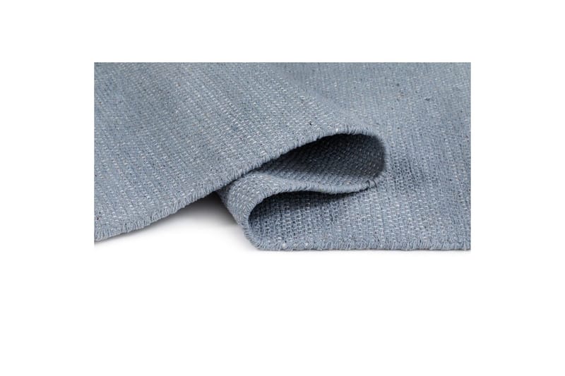 Garnmatta Line - 160x230 cm, Duvblå - Textil & mattor - Mattor - Modern matta - Bomullsmatta