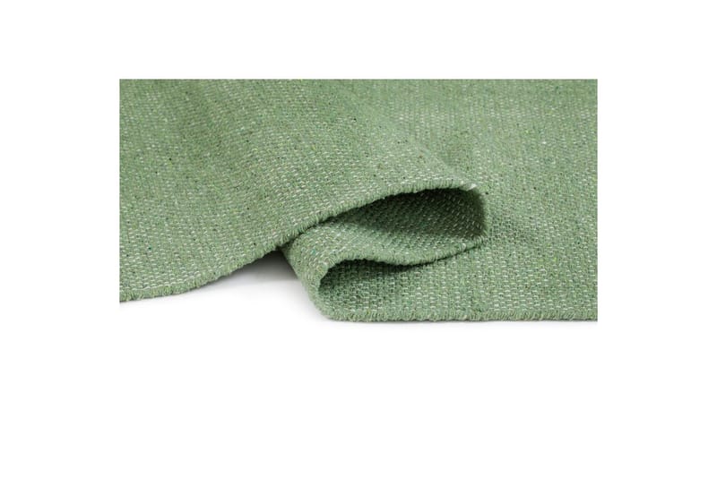 Garnmatta Line - 160x230 cm, Grön - Textil & mattor - Mattor - Modern matta - Bomullsmatta