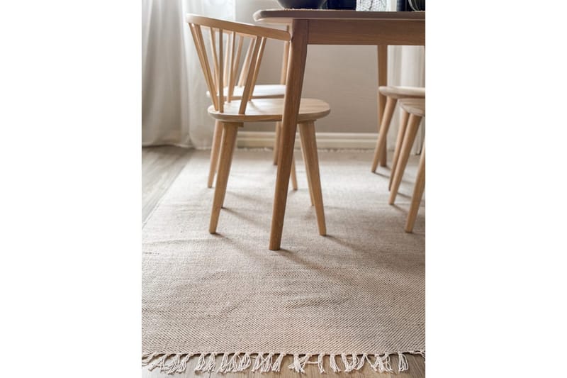 Garnmatta Line - 160x230 cm, Greige - Textil & mattor - Mattor - Modern matta - Bomullsmatta