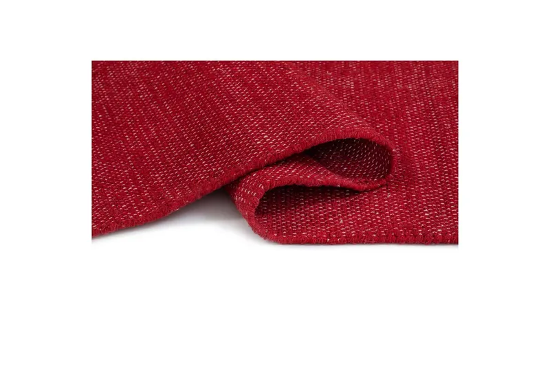 Garnmatta Line - 160x230 cm, Röd - Textil & mattor - Mattor - Modern matta - Bomullsmatta