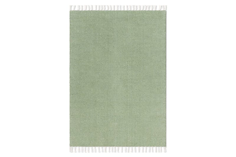 Garnmatta Line - 200x300 cm, Grön - Textil & mattor - Mattor - Modern matta - Bomullsmatta