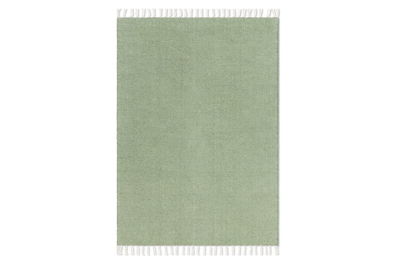 Garnmatta Line - 200x300 cm, Grön - Textil & mattor - Mattor - Modern matta - Bomullsmatta
