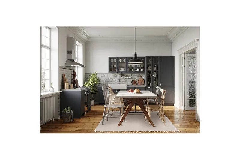 Garnmatta Line - 200x300 cm, Greige - Textil & mattor - Mattor - Modern matta - Bomullsmatta