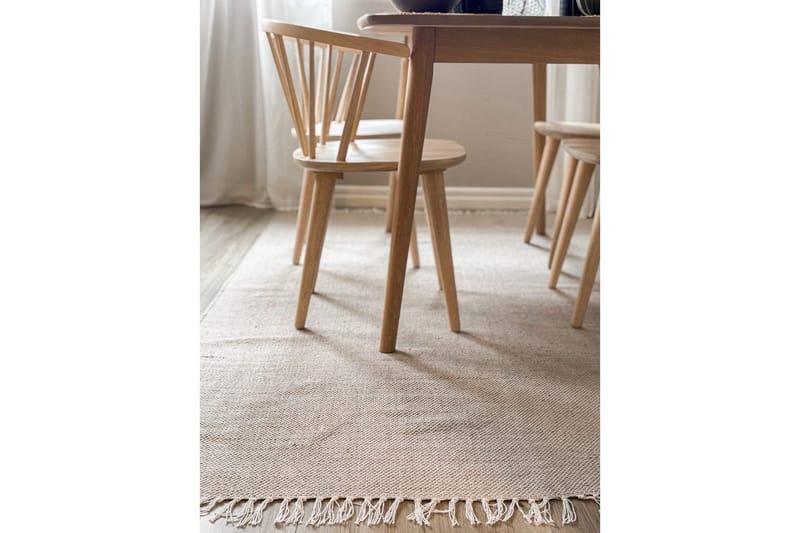 Garnmatta Line - 200x300 cm, Greige - Textil & mattor - Mattor - Modern matta - Bomullsmatta