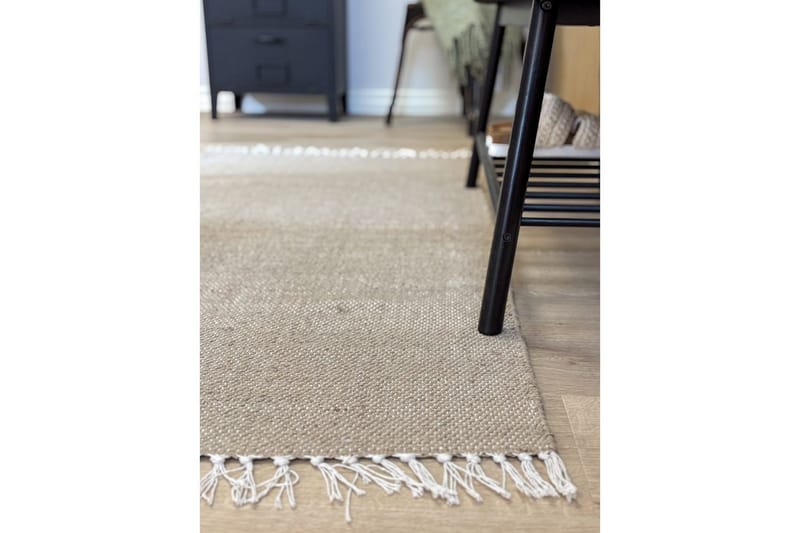 Garnmatta Line - 200x300 cm, Linne - Textil & mattor - Mattor - Modern matta - Bomullsmatta