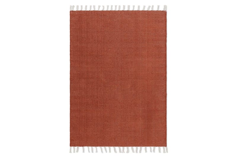 Garnmatta Line - 200x300 cm, Terracotta - Textil & mattor - Mattor - Modern matta - Bomullsmatta