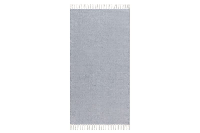 Garnmatta Line - 75x220 cm, Duvblå - Textil & mattor - Mattor - Modern matta - Bomullsmatta