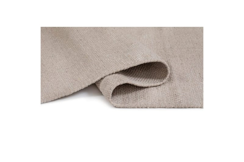 Garnmatta Line - 75x220 cm, Greige - Textil & mattor - Mattor - Modern matta - Bomullsmatta