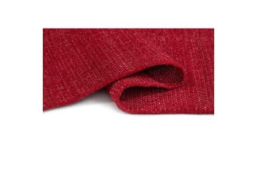 Garnmatta Line - 75x220 cm, Röd - Textil & mattor - Mattor - Modern matta - Bomullsmatta