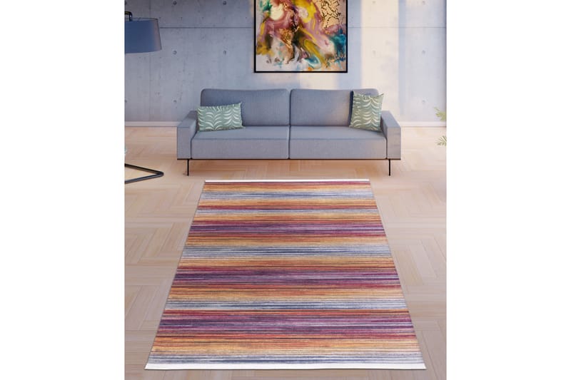 Gary Gångmatta 80x400 cm Rektangulär - Flerfärgad - Textil & mattor - Mattor - Modern matta - Gångmattor