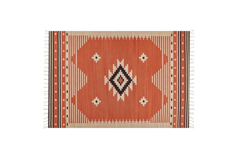 Gavar Bomullsmatta 140x200 cm - Orange - Textil & mattor - Mattor - Modern matta - Bomullsmatta