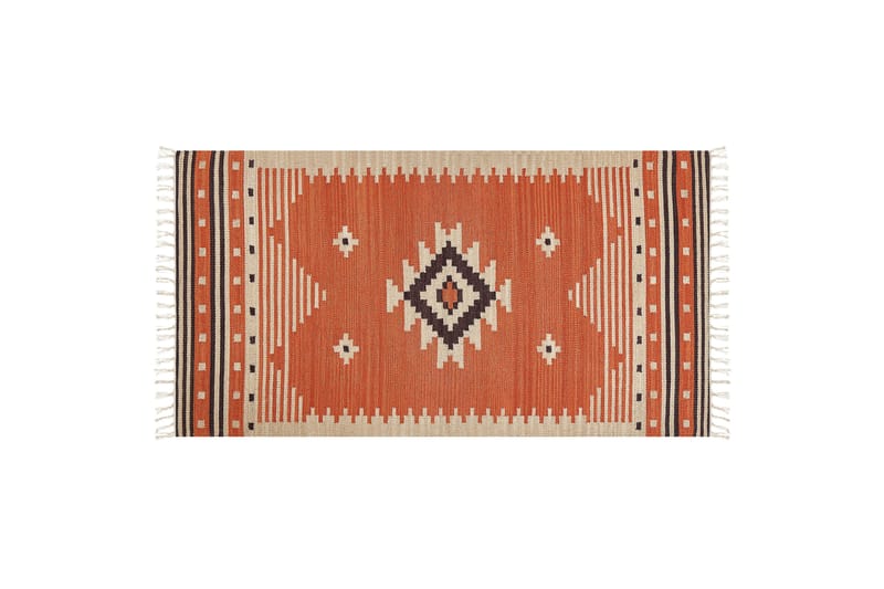 Gavar Bomullsmatta 80x150 cm, Orange