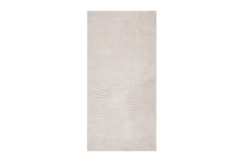 Genova Wiltonmatta 80x250 cm Oval - Beige - Textil & mattor - Mattor - Modern matta - Wiltonmattor