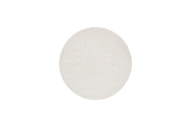 Genova Zen Wiltonmatta 240 cm Rund - Vit - Textil & mattor - Mattor - Modern matta - Wiltonmattor