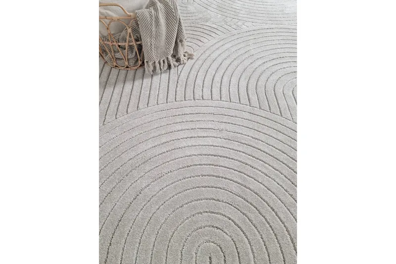 Genova Zen Wiltonmatta 80x150 cm Oval - Beige - Textil & mattor - Mattor - Modern matta - Wiltonmattor