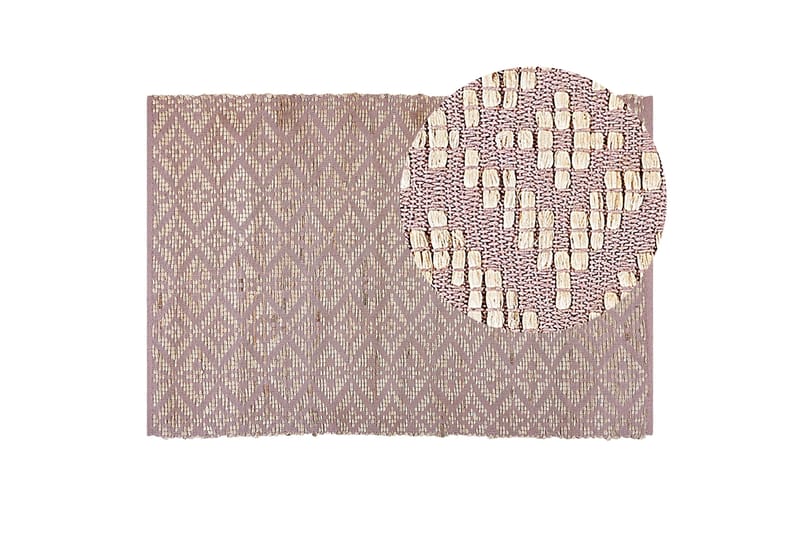 Gerze Bomullsmatta 140x200 cm - Rosa - Textil & mattor - Mattor - Modern matta - Bomullsmatta